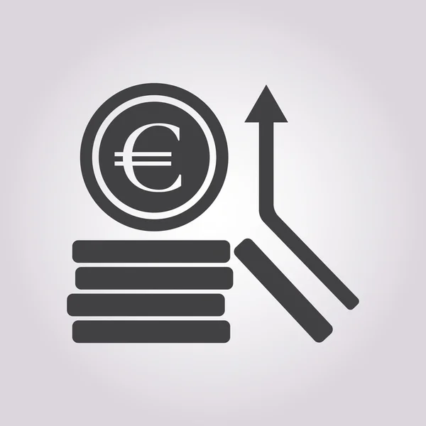 Ilustración vectorial del icono de negocios y finanzas — Vector de stock