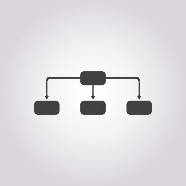 İş ve finans simgesinin vektör illüstrasyonu 