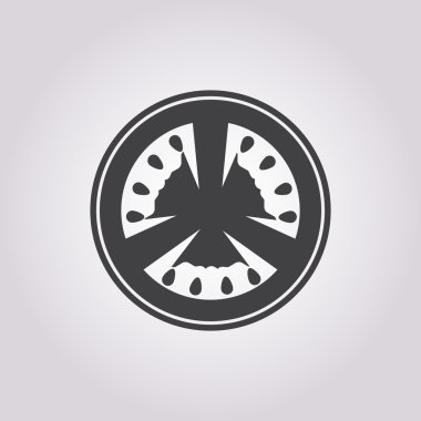 İş ve finans simgesinin vektör illüstrasyonu 