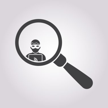 Modern simgenin vektör illüstrasyonu