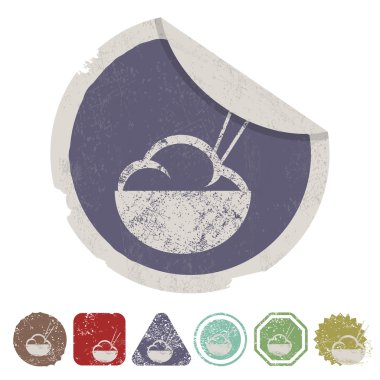 Modern siluet simgesinin vektör çizimi