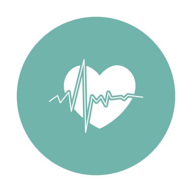 Modern siluet simgesinin vektör çizimi