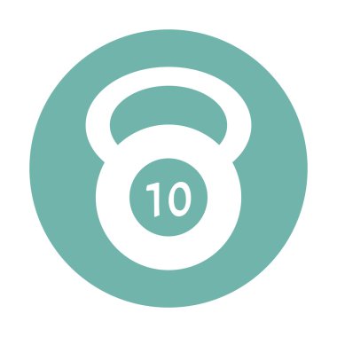 Modern siluet simgesinin vektör çizimi