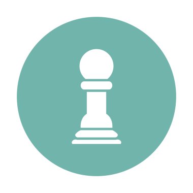 Modern siluet simgesinin vektör çizimi