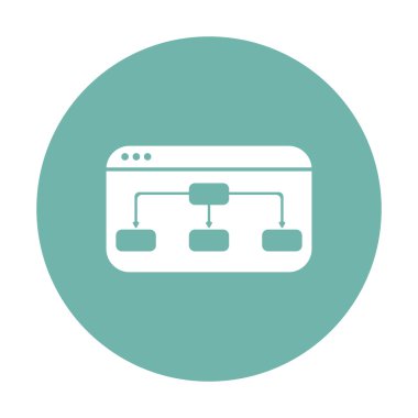 İş ve finans simgesinin vektör illüstrasyonu 