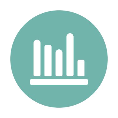 İş ve finans simgesinin vektör illüstrasyonu 