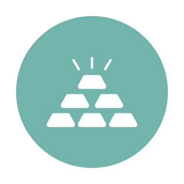 İş ve finans simgesinin vektör illüstrasyonu 