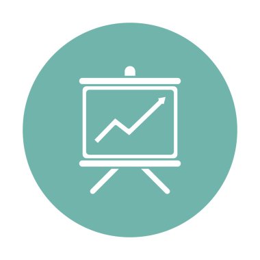 İş ve finans simgesinin vektör illüstrasyonu 