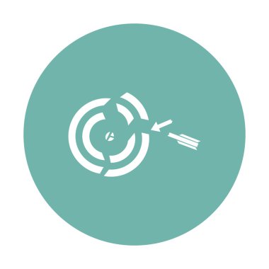 İş ve finans simgesinin vektör illüstrasyonu 