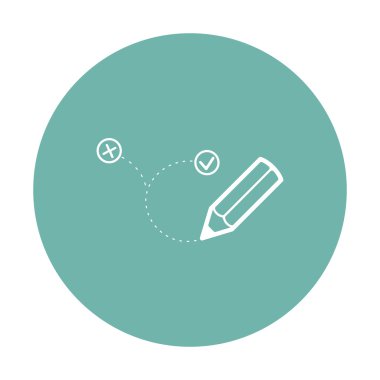 İş ve finans simgesinin vektör illüstrasyonu 