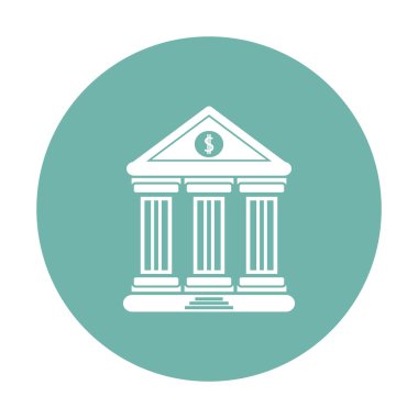 İş ve finans simgesinin vektör illüstrasyonu 