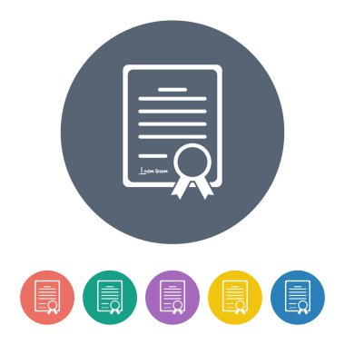 Modern simgenin vektör illüstrasyonu