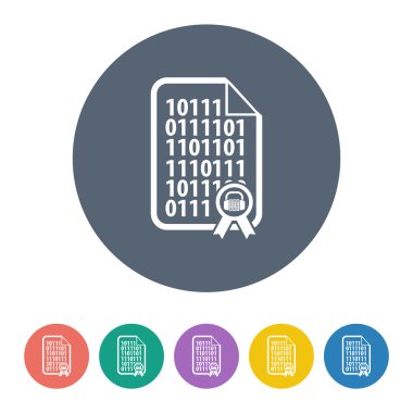 Modern simgenin vektör illüstrasyonu