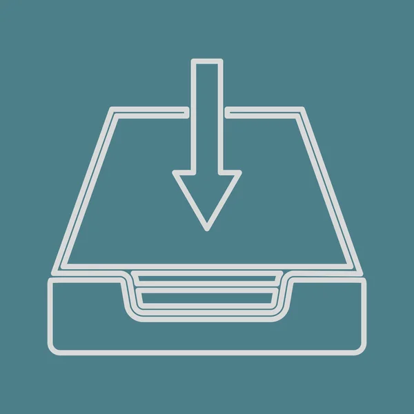 Illustrazione vettoriale dell'icona moderna — Vettoriale Stock