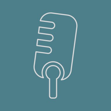 Modern simgenin vektör illüstrasyonu