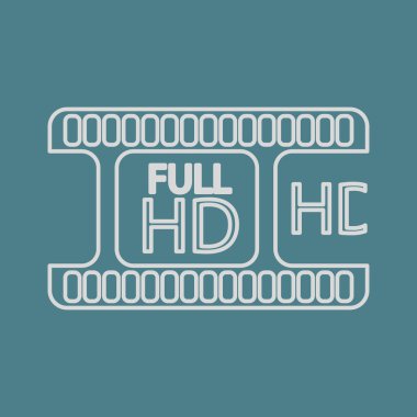 Modern simgenin vektör illüstrasyonu