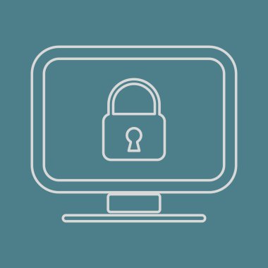 Modern simgenin vektör illüstrasyonu