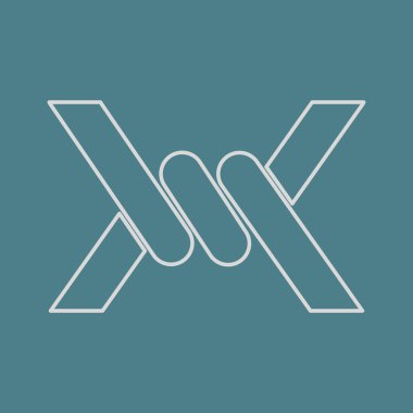 Modern simgenin vektör illüstrasyonu