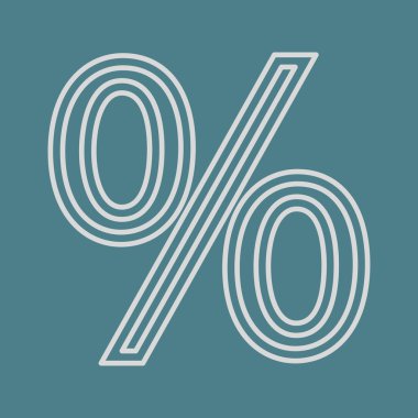 İş ve finans simgesinin vektör illüstrasyonu 