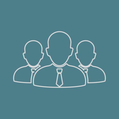 İş ve finans simgesinin vektör illüstrasyonu 