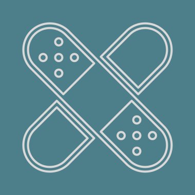 Modern simgenin vektör illüstrasyonu