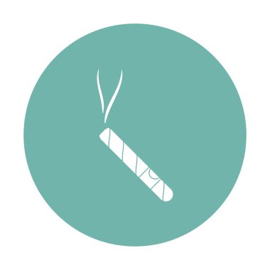 Modern siluet simgesinin vektör çizimi