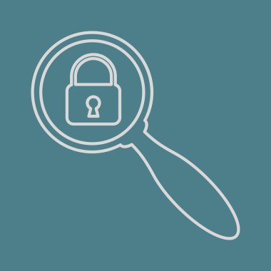 Modern simgenin vektör illüstrasyonu