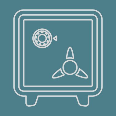 İş ve finans simgesinin vektör illüstrasyonu 