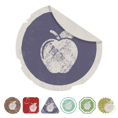 Modern siluet simgesinin vektör çizimi