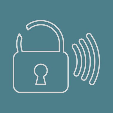 Modern simgenin vektör illüstrasyonu