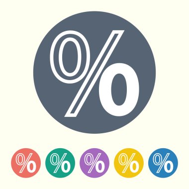 İş ve finans simgesinin vektör illüstrasyonu 