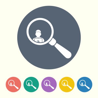 İş ve finans simgesinin vektör illüstrasyonu 