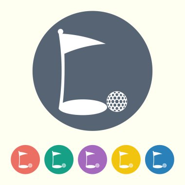 İş ve finans simgesinin vektör illüstrasyonu 