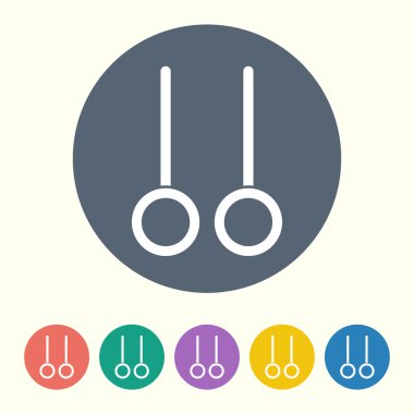 İş ve finans simgesinin vektör illüstrasyonu 