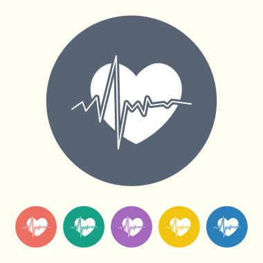 Modern siluet simgesinin vektör çizimi