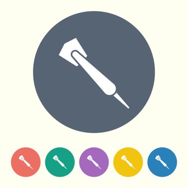 İş ve finans simgesinin vektör illüstrasyonu 