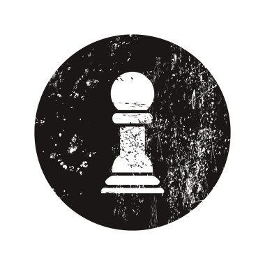 Modern siluet simgesinin vektör çizimi