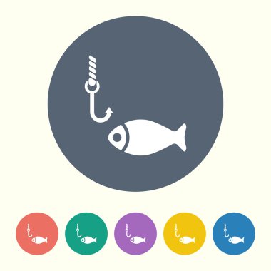 İş ve finans simgesinin vektör illüstrasyonu 