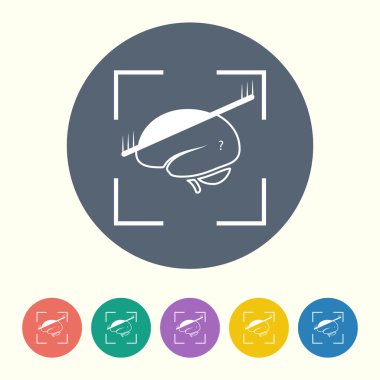 Modern simgenin vektör illüstrasyonu