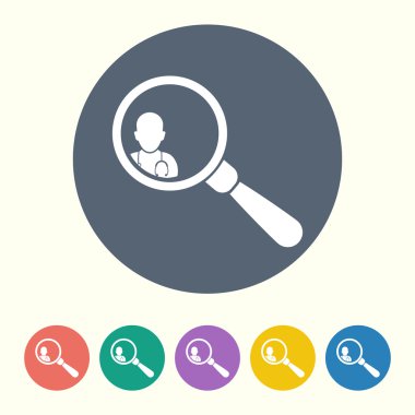 Modern simgenin vektör illüstrasyonu