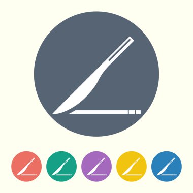 Modern simgenin vektör illüstrasyonu