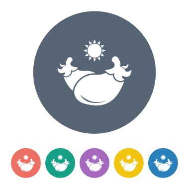 modern çiftlik simgesi