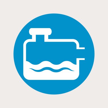 Gaz şişesi Icon - vektör