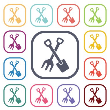 modern çiftlik simgesi