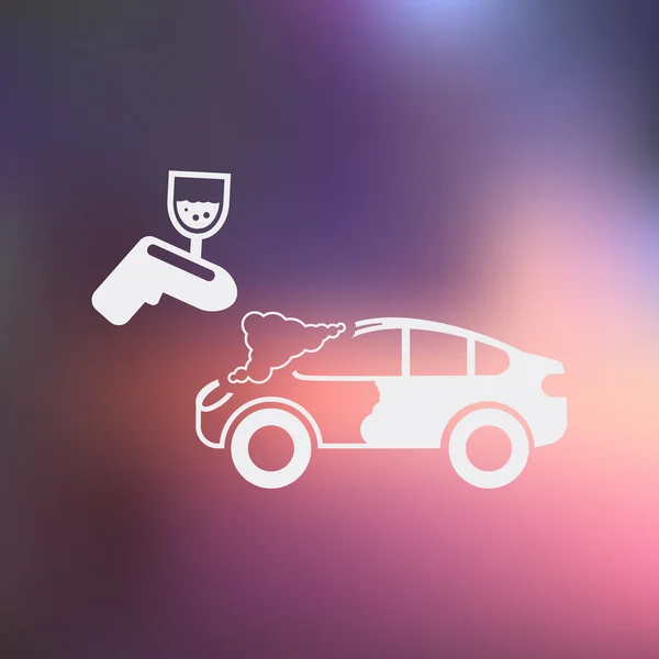 Icône de réparation automobile moderne — Image vectorielle