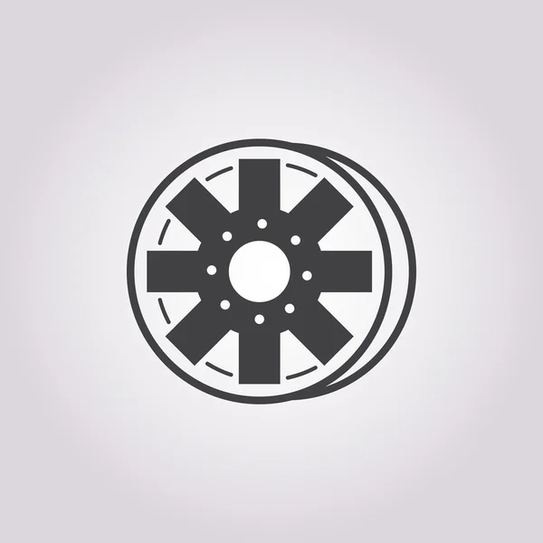 Ikona nowoczesne auto Naprawa — Wektor stockowy