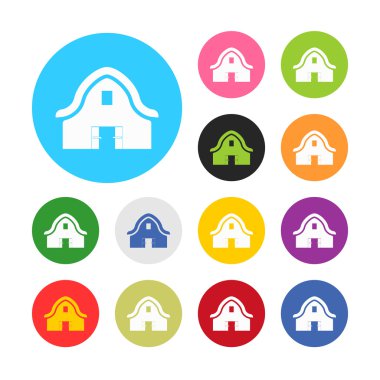 modern çiftlik simgesi