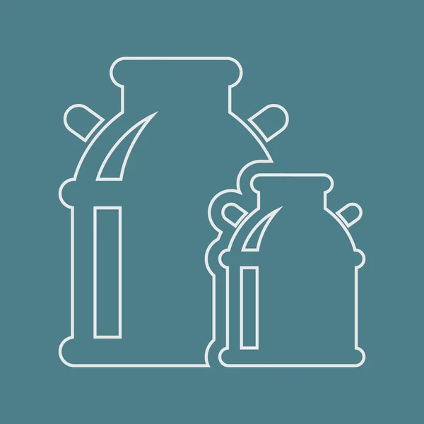 Moderne boerderij pictogram — Stockvector