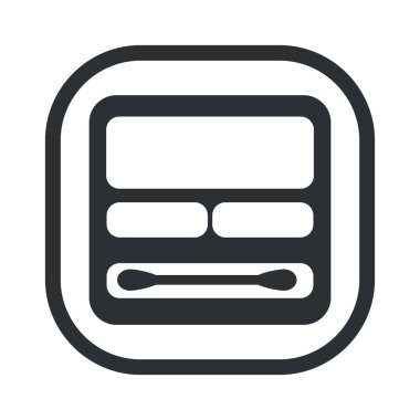 Vektör kümesi bir makyaj için aksesuar: ruj, gölge, mürekkep, toz