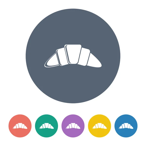 Croissant pictogram — Stockvector